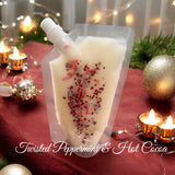 Twisted Peppermint Hot Cocoa Candles and Melts