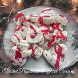 Twisted Peppermint Hot Cocoa Candles and Melts