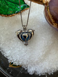 Dolphin Love Cage Necklace
