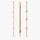 Crystal + Pearl Stranded™ Bracelet Set