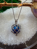 Twisted Edison Cage Necklace
