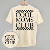 Cool Moms Club Checkered (Back Print)