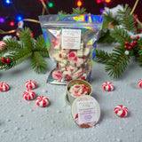 Twisted Peppermint Hot Cocoa Candles and Melts