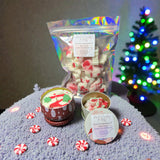 Twisted Peppermint Hot Cocoa Candles and Melts