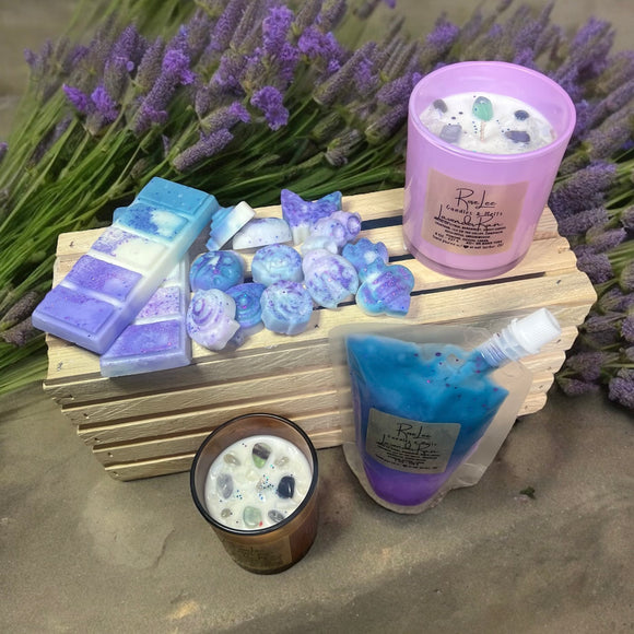 Lavender Rain Candles and Melts