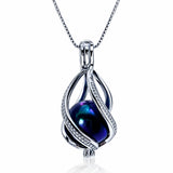 Edison Simple Twist Cage Necklace