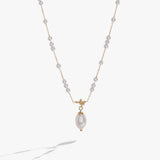 Mother of Pearl Beaded Necklace