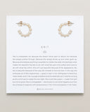 Grit Mini Hoop Earrings