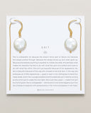 Grit Threader Earrings
