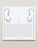 Grit Threader Earrings