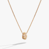 Pearl and Crystal Pendant Necklace