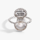 Salt + Sea 'Seashells Are Love Letters In The Sand' Locket Ring