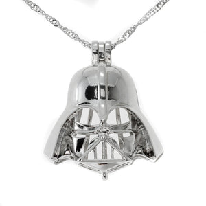 Silver Plated Darth Vader Necklace