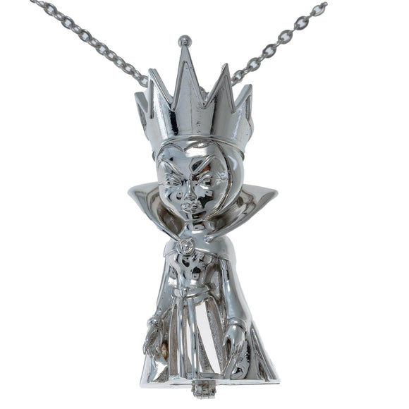 Silver Plated Evil Queen Necklace