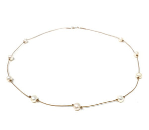 Small White Freshwater Pearl Necklace