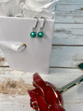 Dangle Pearl Earrings (with twin opening)