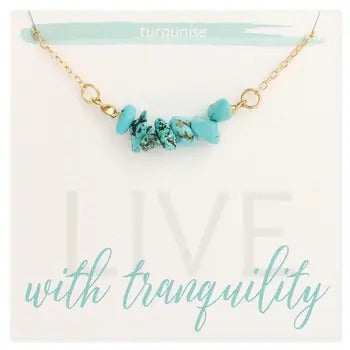 Live with Tranquility Turquoise Necklace