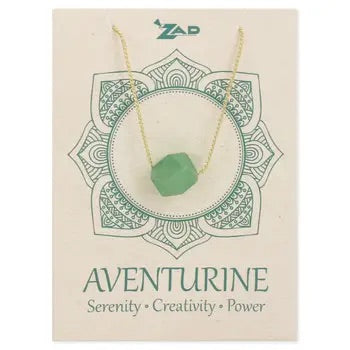 Nature's Wonder Aventurine and Gold Chain Necklace
